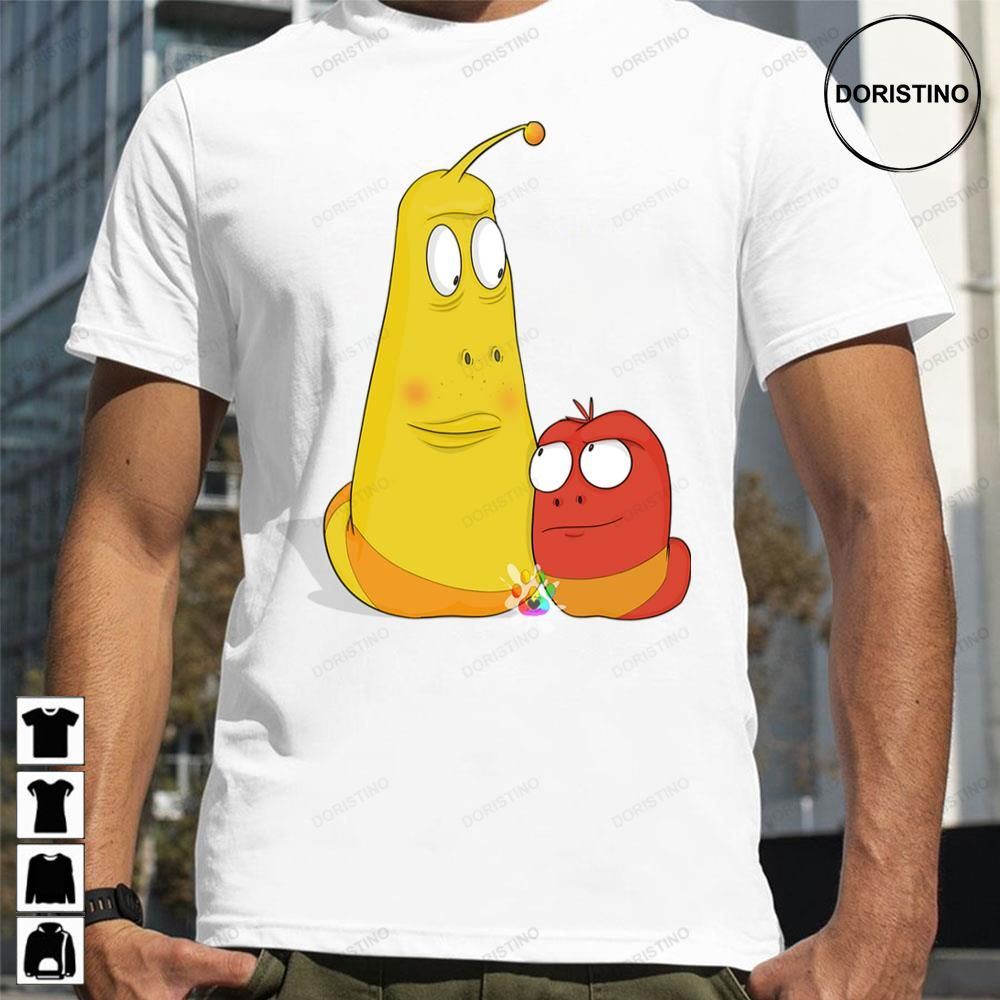 Fourlarp Red Yellow Larva Tuba Cartoon Trending Style